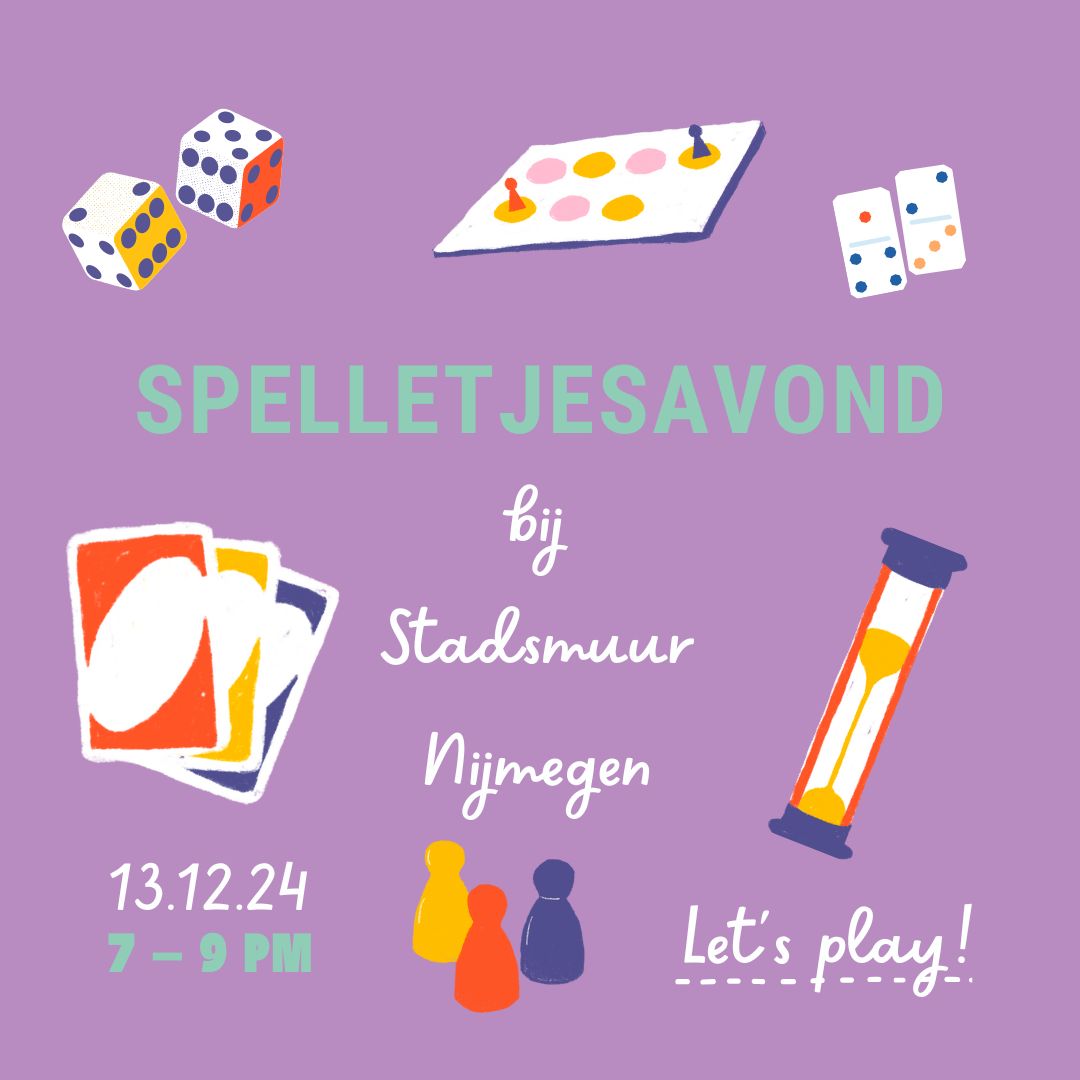 Spelletjesavond bij Stadsmuur Nijmegen